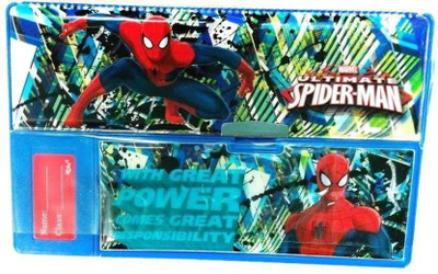 

Easy Way A-1 SPIDERMAN JUMBO MULTIFUNCTION TRANSPARENT WINDOW Art PLASTIC Pencil Box Art Plastic Pencil Box(Set of 1, Green)