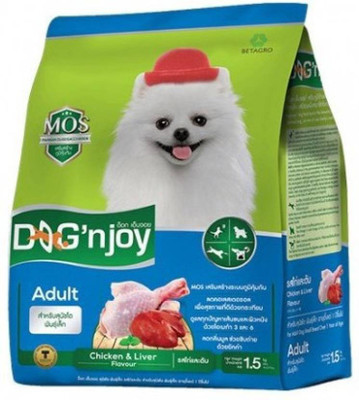 

dog'n joy Adult small breed chicken and liver flavour , wiith vitamin , calcium and energy Chicken, Liver 1.5 kg Dry Dog Food
