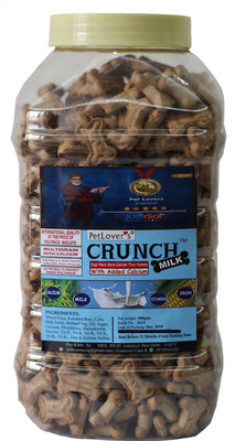 

Pet Lovers Crunch Biscuits Multigrain Milk Dog Treat(900 g)
