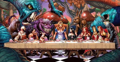 

Grimm Fairy Tales: Alice In Wonderland Frameless Fine Quality Poster Paper Print(12 inch X 18 inch, Rolled)