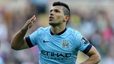 

Sports Sergio Agüero Soccer Player Manchester City F.C. Sergio Aguero HD Wall Poster Paper Print(12 inch X 18 inch, Rolled)