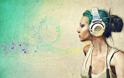

Music Women Wall Poster Fine Art Print(12 inch X 18 inch, Rolled)