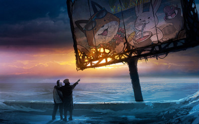 

Comics Romantically Apocalyptic HD Wallpaper Background Fine Art Print(12 inch X 18 inch, Rolled)