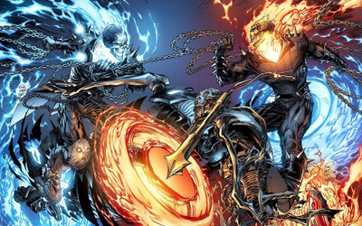 

Ghost Rider Frameless Fine Quality Poster Fine Art Print(12 inch X 18 inch, Rolled)