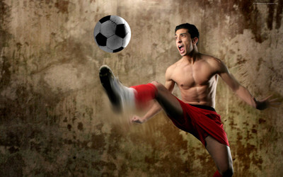 

Sports Soccer Blood HD Wall Poster Paper Print(12 inch X 18 inch, Rolled)