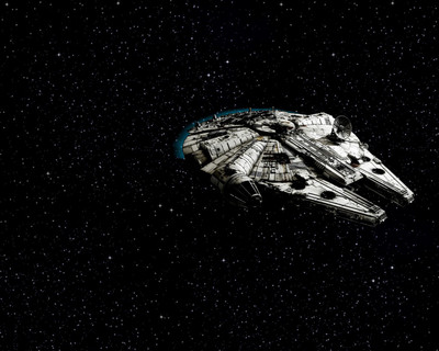 

Movie Star Wars Millennium Falcon HD Wallpaper Background Paper Print(12 inch X 18 inch, Rolled)