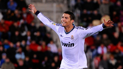 

Sports Cristiano Ronaldo Soccer Player HD Wall Poster Paper Print(12 inch X 18 inch, Rolled)