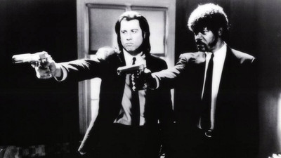 

Akhuratha Poster Movie Pulp Fiction Jules Winnfield Vincent Vega HD Wallpaper Background Fine Art Print(12 inch X 18 inch, Rolled)