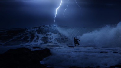 

Sports Surfing HD Wall Poster Paper Print(12 inch X 18 inch, Rolled)