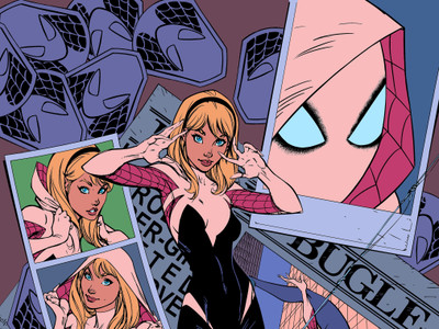 

Comics Spider-Gwen Fine Art Paper Print Poster Photographic Paper(12 inch X 18 inch, Rolled)