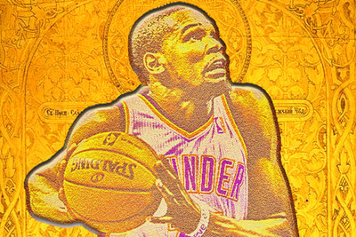 

Sports Oklahoma City Thunder Wall Poster Paper Print(12 inch X 18 inch, Rolled)