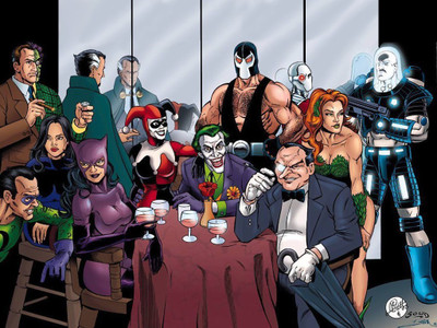 

Comics Batman Joker Harley Quinn The Penguin Poison Ivy Two Face Fine Art Paper Print Poster Photographic Paper(12 inch X 18 inch, Rolled)