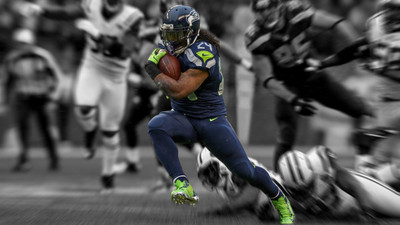 

Sports Seattle Seahawks Football Marshawn Lynch HD Wall Poster Paper Print(12 inch X 18 inch, Rolled)
