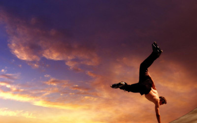 

Sports Rollerblading Acrobatics HD Wall Poster Paper Print(12 inch X 18 inch, Rolled)