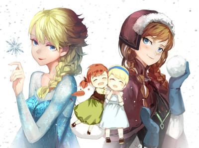 

Movie Frozen Anna Elsa HD Wallpaper Background Paper Print(12 inch X 18 inch, Rolled)