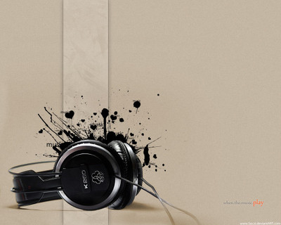 

Music Headphones HD Wallpaper Background Fine Art Print(12 inch X 18 inch, Rolled)