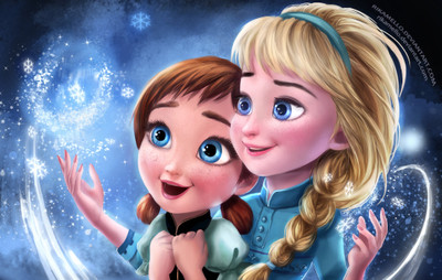 

Akhuratha Poster Movie Frozen Anna Elsa HD Wallpaper Background Fine Art Print(12 inch X 18 inch, Rolled)