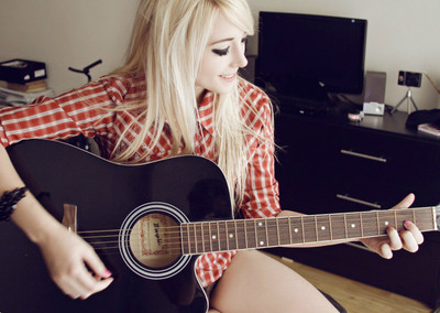 

Music Guitar Player HD Wallpaper Background Fine Art Print(12 inch X 18 inch, Rolled)