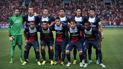 

Sports Paris Saint-Germain F.C. Soccer Club Paris Saint Germain Zlatan Ibragimovich Edison Cavani Tiago Silva Lucas Marco Verratti Salvatore Sirigu Blaise Matuidi Tiago Motta Maxwell HD Wall Poster Paper Print(12 inch X 18 inch, Rolled)