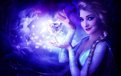

Movie Frozen Elsa HD Wallpaper Background Paper Print(12 inch X 18 inch, Rolled)