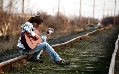 

Music Guitar HD Wallpaper Background Fine Art Print(12 inch X 18 inch, Rolled)