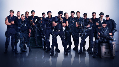 

Movie The Expendables 3 The Expendables Victor Ortiz Kellan Lutz Kelsey Grammer Sylvester Stallone Jet Li Antonio Banderas Glen Powell Randy Couture Terry Crews Dolph Lundgren Wesley Snipes Mel Gibson Arnold Schwarzenegger Harrison Ford Jason Statham Rond