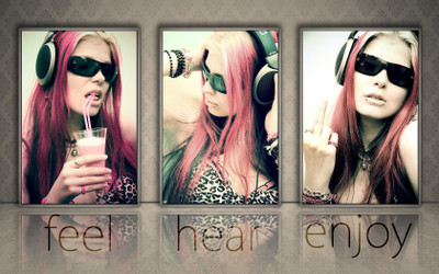 

Music Headphones HD Wallpaper Background Fine Art Print(12 inch X 18 inch, Rolled)