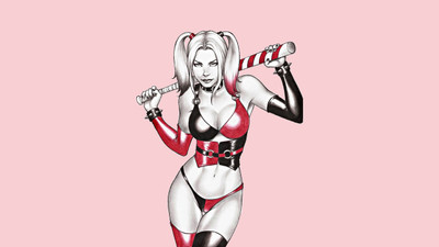 

Comics Harley Quinn HD Wallpaper Background Photographic Paper(12 inch X 18 inch, Rolled)
