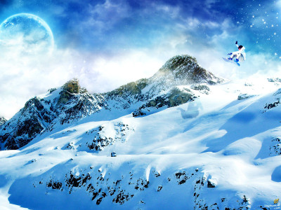 

Sports Snowboarding Wall Poster Paper Print(12 inch X 18 inch, Rolled)