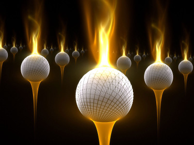 

Sports Golf Ball Wall Poster Paper Print(12 inch X 18 inch, Rolled)