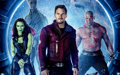 

Movie Guardians Of The Galaxy Chris Pratt Star Lord Groot Gamora Peter Quill Zoe Saldana Drax The Destroyer HD Wallpaper Background Paper Print(12 inch X 18 inch, Rolled)