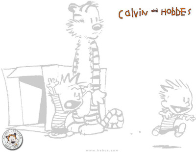

Calvin & Hobbes Hobbes Calvin Frameless Fine Quality Poster Photographic Paper(12 inch X 18 inch, Rolled)