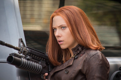 

Movie Captain America: The Winter Soldier Captain America Scarlett Johansson Black Widow HD Wallpaper Background Paper Print(12 inch X 18 inch, Rolled)