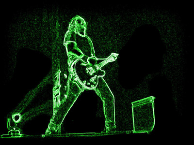 

Music Artistic Guitar Player HD Wallpaper Background Fine Art Print(12 inch X 18 inch, Rolled)