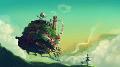 

Movie Howl's Moving Castle HD Wallpaper Background Paper Print(12 inch X 18 inch, Rolled)