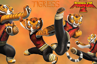 

Akhuratha Wall Poster Movie Kung Fu Panda 2 Angelina Jolie Tigress Paper Print(12 inch X 18 inch, Rolled)