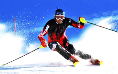 

Sports Slalom Skiing Wall Poster Paper Print(12 inch X 18 inch, Rolled)