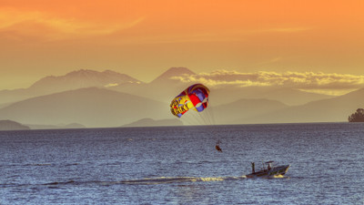 

Sports Parasailing Wall Poster Paper Print(12 inch X 18 inch, Rolled)