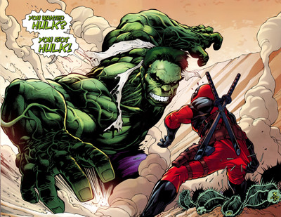 

Deadpool Vs. Hulk Deadpool Frameless Fine Quality Poster Fine Art Print(12 inch X 18 inch, Rolled)