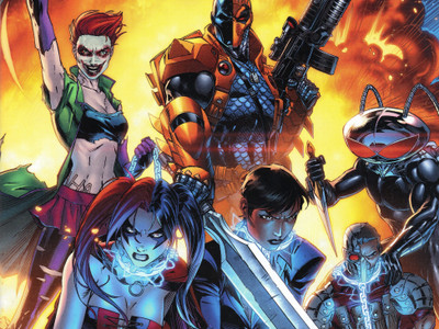 

Comics Suicide Squad Black Manta Deathstroke Harley Quinn Deadshot DC Comics HD Wallpaper Background Fine Art Print(12 inch X 18 inch, Rolled)