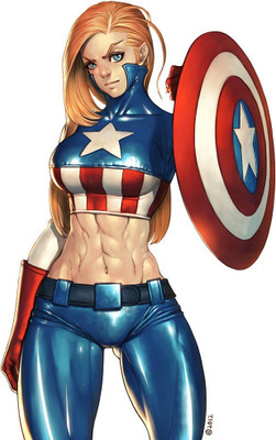 

Captain America Frameless Fine Quality Poster Photographic Paper(12 inch X 18 inch, Rolled)