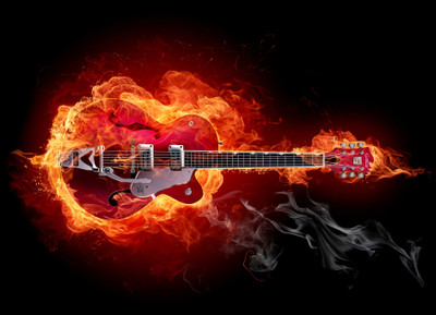 

Music Guitar HD Wallpaper Background Fine Art Print(12 inch X 18 inch, Rolled)
