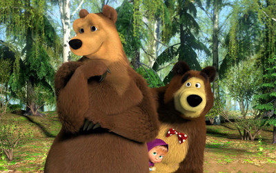

Akhuratha Poster Movie Masha And The Bear HD Wallpaper Background Fine Art Print(12 inch X 18 inch, Rolled)
