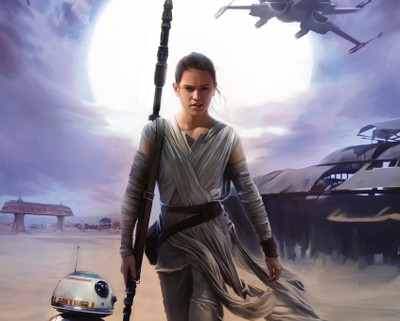 

Movie Star Wars Episode VII: The Force Awakens Star Wars Rey HD Wallpaper Background Paper Print(12 inch X 18 inch, Rolled)