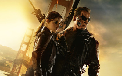 

Movie Terminator Genisys Terminator Arnold Schwarzenegger Emilia Clarke HD Wallpaper Background Paper Print(12 inch X 18 inch, Rolled)