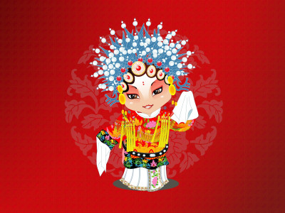 

Music Beijing Opera Oriental Asian Wall Poster Fine Art Print(12 inch X 18 inch, Rolled)