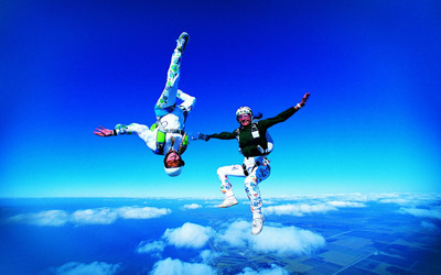 

Sports Skydiving HD Wall Poster Paper Print(12 inch X 18 inch, Rolled)