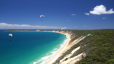 

Sports Paragliding HD Wall Poster Paper Print(12 inch X 18 inch, Rolled)