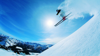 

Sports Skiing HD Wall Poster Paper Print(12 inch X 18 inch, Rolled)