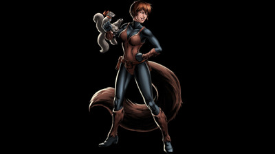 

Squirrel Girl Frameless Fine Quality Poster Fine Art Print(12 inch X 18 inch, Rolled)
